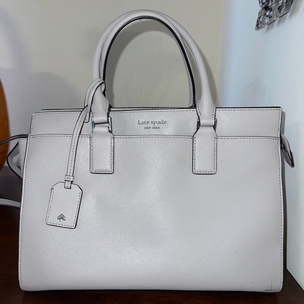 Kate Spade Cameron Light Gray Purse